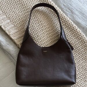 Coach Chocolate Brown Leather Brooklyn Shoulder Bag